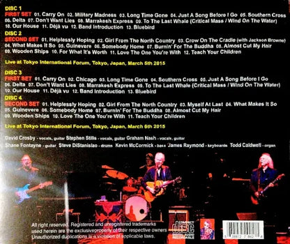 Crosby, Stills & Nash / Tokyo 2 Nights (4CDR)