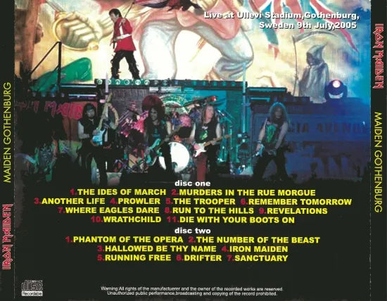 IRON MAIDEN / MAIDEN GOTHENBURG (2CDR)