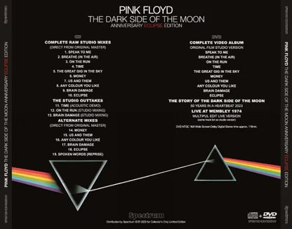 PINK FLOYD / THE DARK SIDE OF THE MOON ANNIVERSARY ECLIPSE EDITION (1CD+1DVD+1BDR)