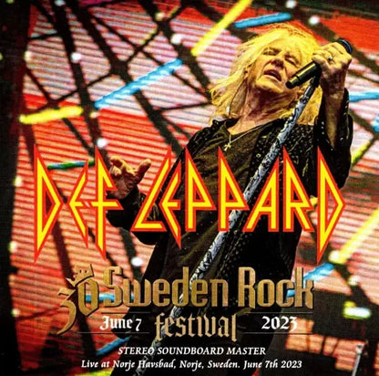 DEF LEPPARD / Sweden Rock Festival 2023 STEREO SOUNDBOARD (2CDR)