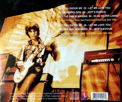 JEFF BECK GROUP / Fillmore Live 1968 SOUNDBOARD (1CDR)
