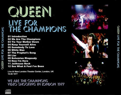 QUEEN / LIVE FOR THE CHAMPIONS (1CDR)
