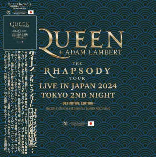 Queen + Adam Lambert / The Rhapsody Tour Live in Japan 2024 Tokyo 2nd Night (2CDR)