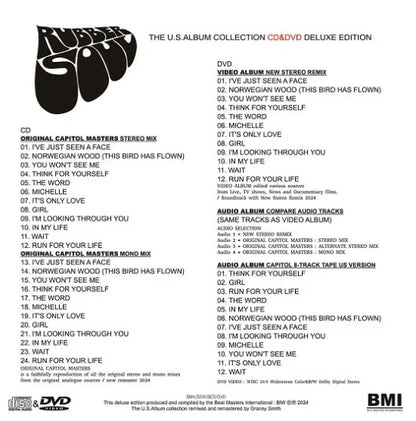 THE BEATLES / RUBBER SOUL THE U.S.ALBUM COLLECTION (1CD+1DVD)