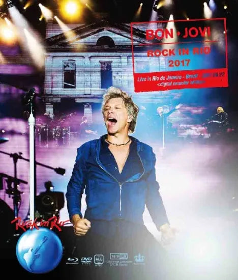 BON JOVI / Rock in Rio 2017 digital remaster version HD Pro-shot (1BDR+1DVDR)