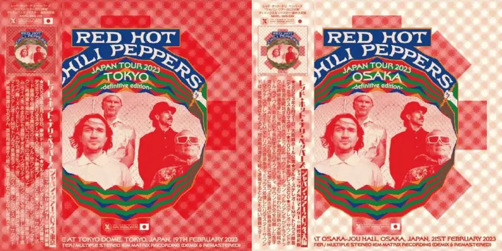 Red Hot Chili Peppers / Japan Tour 2023 TOKYO + OSAKA Definitive Edition 2 Set 4CD