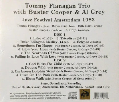 Tommy Flanagan Trio with Buster Cooper & Al Grey / Jazz Festival Amsterdam 1983 STEREO SOUNDBOARD (2CDR)