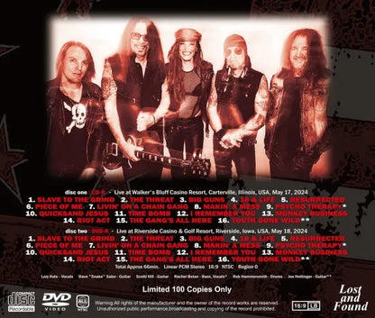 SKID ROW + LZZY HALE / THE GANG AT THE RESORTS (1CDR+DVDR)