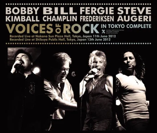 Bobby Kimball, Bill Champlin, Fergie Frederiksen & Steve Augeri / Voices of Rock In Tokyo (4CDR)