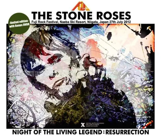 THE STONE ROSES / Night of the Living Legend Resurrection Fuji Rock Festival 2012 Limited Edition (2CDR+1DVDR)