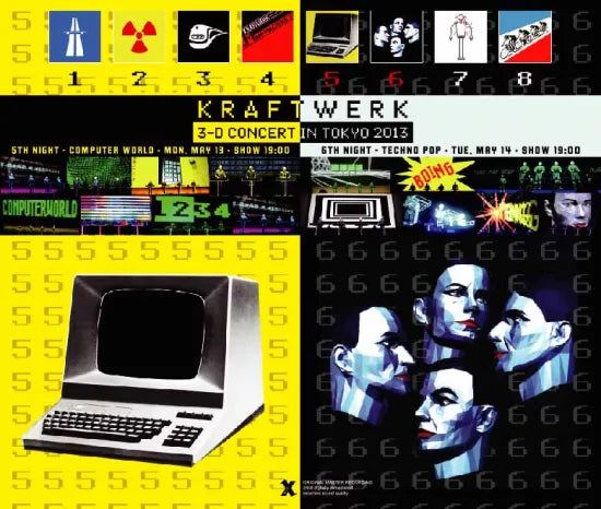 KRAFTWERK / 3D Concert In Tokyo 2013 “Computer World”& “Techno Pop” (4CDR)