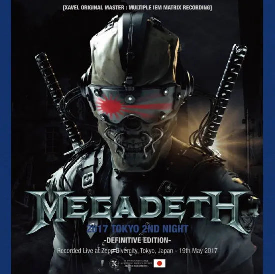 MEGADETH / 2017 Tokyo 2nd Night Definitive Edition (2CDR)