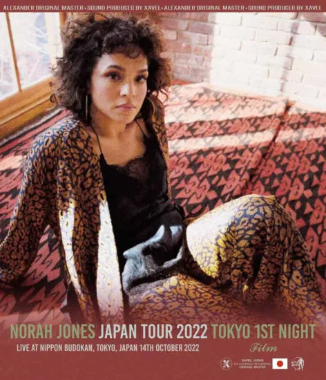 NORAH JONES / BUDOKAN 2022 1ST NIGHT FILM XAVEL ORIGINAL AUDIENCE MASTER (1BDR+1DVDR)