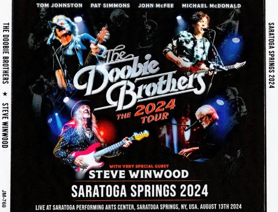 THE DOOBIE BROTHERS + STEVE WINWOOD / SARATOGA SPRINGS 2024 (3CDR)