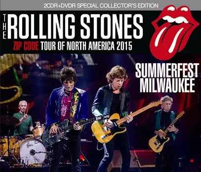 THE ROLLING STONES / ZIP CODE TOUR OF NORTH AMERICA 2015 SUMMERFEST MILWAUKEE (2CDR+1DVDR)
