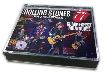 THE ROLLING STONES / ZIP CODE TOUR OF NORTH AMERICA 2015 SUMMERFEST MILWAUKEE (2CDR+1DVDR)