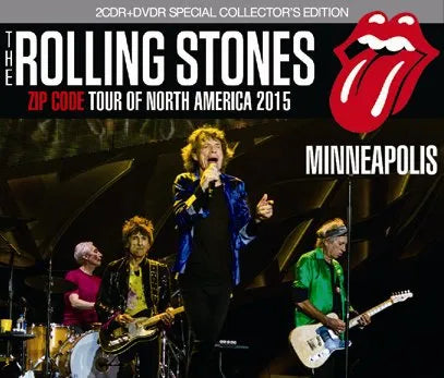 THE ROLLING STONES / ZIP CODE TOUR OF NORTH AMERICA 2015 MINNEAPOLIS (2CDR+DVDR)