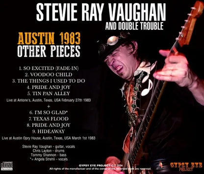 STEVIE RAY VAUGHAN & DOUBLE TROUBLE / AUSTIN 1983 OTHER PIECES (1CDR)