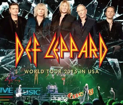 DEF LEPPARD / WORLD TOUR 2015 IN USA (2CDR+1BDR)