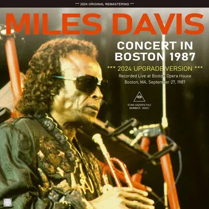 MILES DAVIS / CONCERT IN BOSTON 1987 2024 UPGRADE VERSION (2CDR)