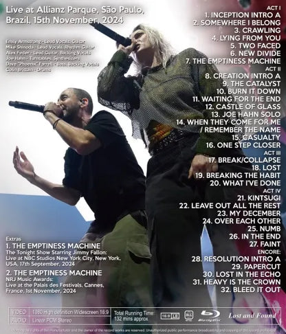 LINKIN PARK / FIRST NIGHT IN SAO PAULO 2024 (1BDR) Full HD Pro-shot