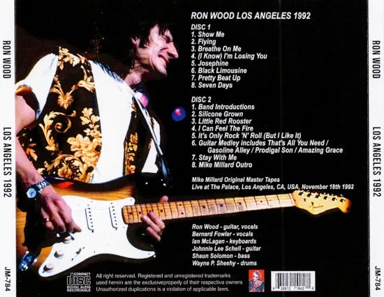 RON WOOD / LOS ANGELES 1992 (2CDR)