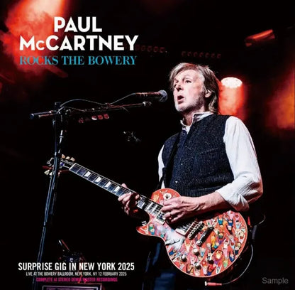 PAUL McCARTNEY / ROCKS THE BOWERY SURPRISE GIG IN NEW YORK 2025 COMPLETE AI STEREO (2CD)