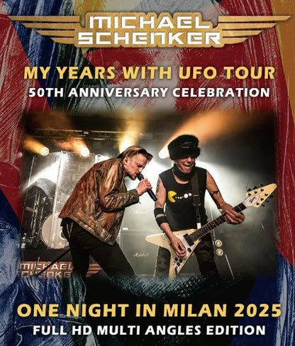 MICHAEL SCHENKER / ONE NIGHT IN MILAN 2025 FULL HD MULTI ANGLES EDITION (1BDR)