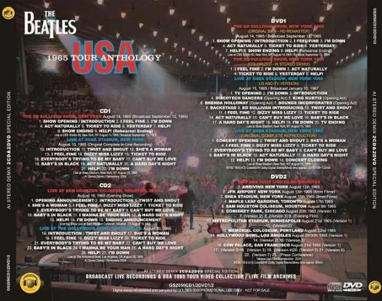 THE BEATLES / USA 1965 TOUR ANTHOLOGY (2CD+2DVD)