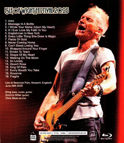 STING / ISLE OF WIGHT FESTIVAL 2025 HD Pro-shot (1BDR)
