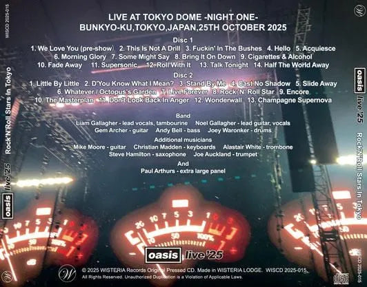 OASIS / Rock'N'Roll Stars In Tokyo (2CD)