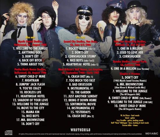 GUNS N' ROSES / COCKED N' RE-LOADED VOL.1 (3CD)