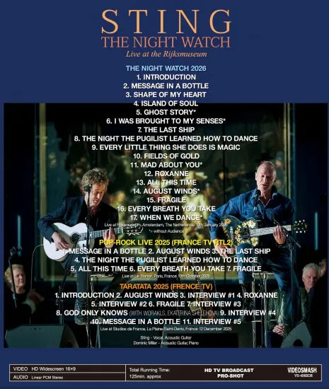 STING / THE NIGHT WATCH 2026 (1BDR)