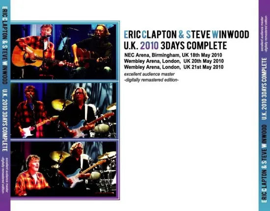 Eric Clapton & Steve Winwood / U.K. 2010 3Days Complete (6CDR)