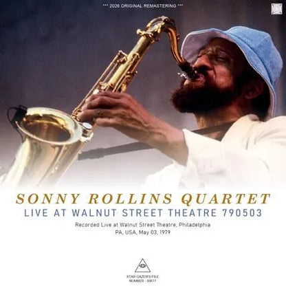 SONNY ROLLINS QUARTET / LIVE AT WALNUT STREET THEATRE 790503 (2CDR)