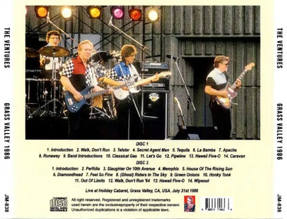 THE VENTURES / GRASS VALLEY 1986 (2CDR)