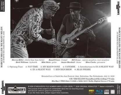 MARCUS MILLER / WE WANT MILES! AT NORTH SEA JAZZ FESTIVAL 2026 (1CDR+1BDR)