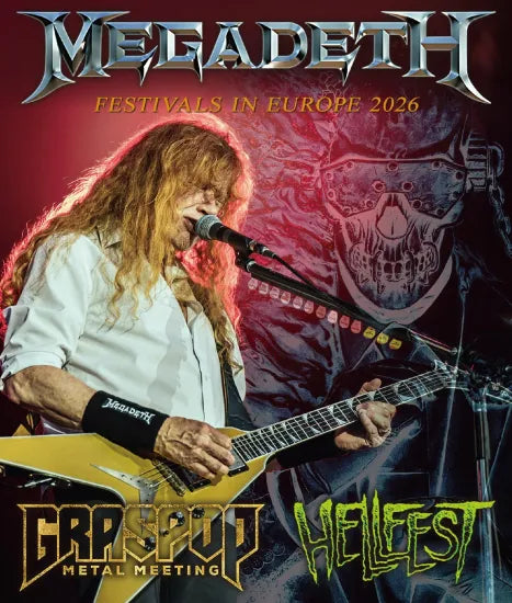 MEGADETH / FESTIVALS IN EUROPE 2026 (1BDR)