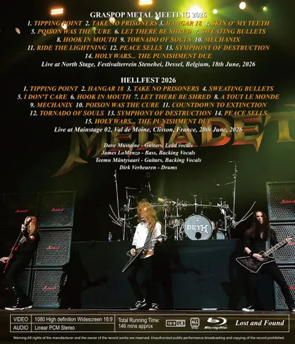MEGADETH / FESTIVALS IN EUROPE 2026 (1BDR)