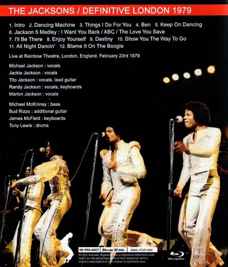 THE JACKSONS / DEFINITIVE LONDON 1979 HD REMASTER VERSION (1BDR)