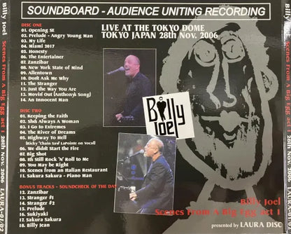 BILLY JOEL / TOKYO DOME JAPAN 2006 (2CD)