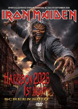 IRON MAIDEN / HARRISON 2026 1ST NIGHT SCREEN SHOT (2DVDR)