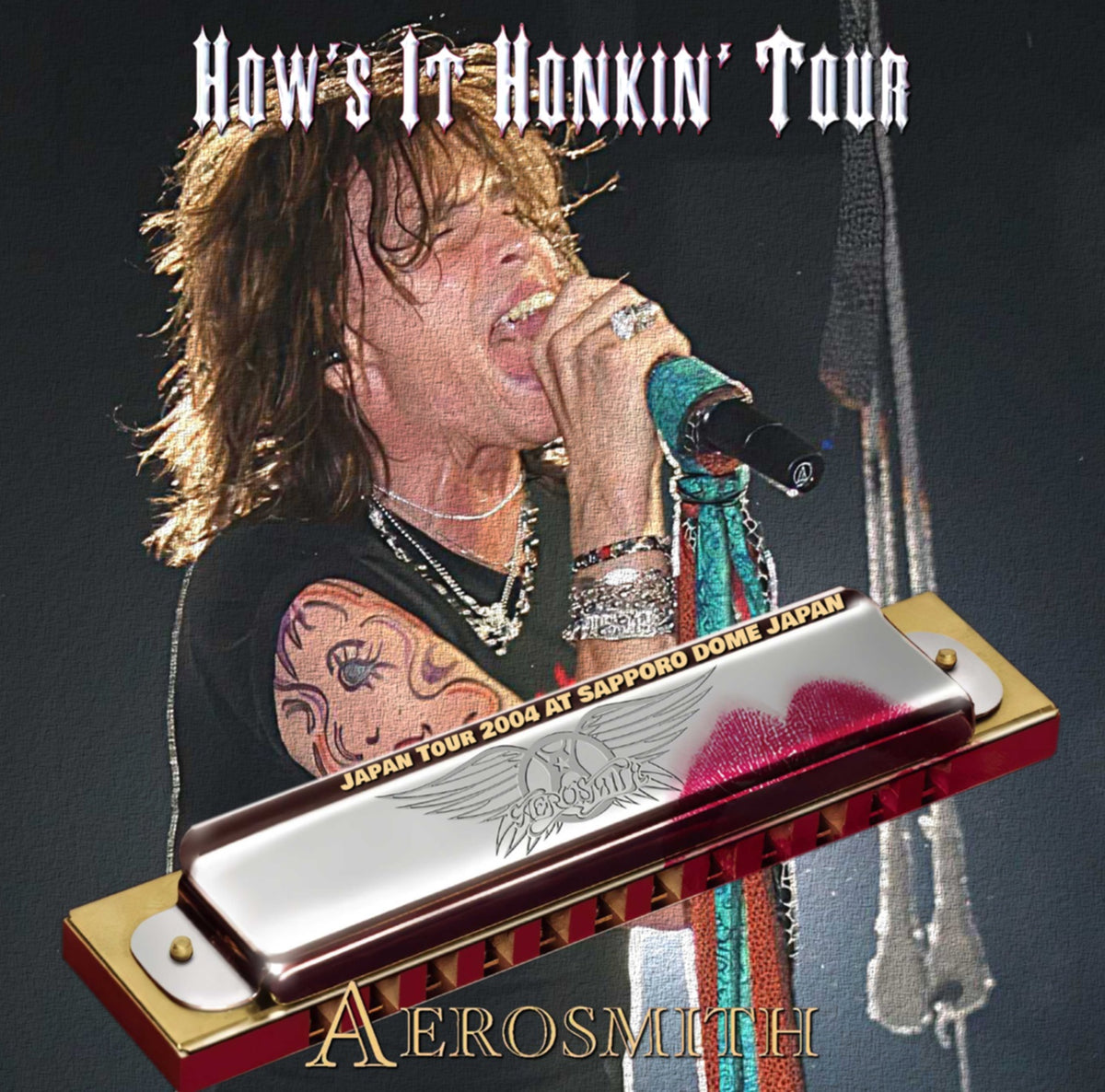 Aerosmith / How's It Honkin' Japan Tour 2004 Japan show one Sapporo Dome (2CDR)