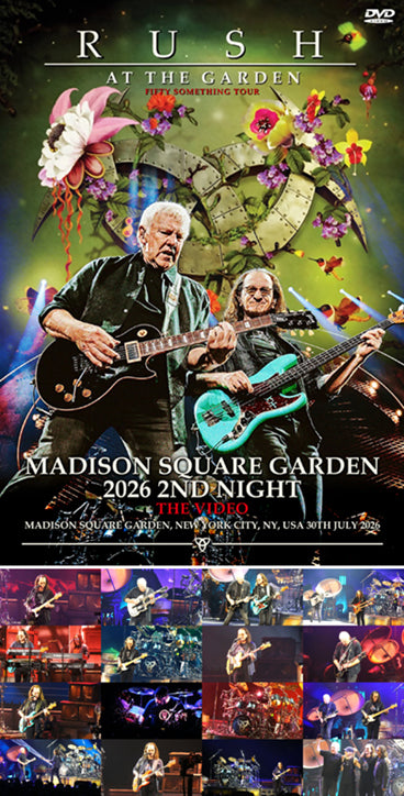 RUSH / MADISON SQUARE GARDEN 2026 2ND NIGHT THE VIDEO (2DVDR)