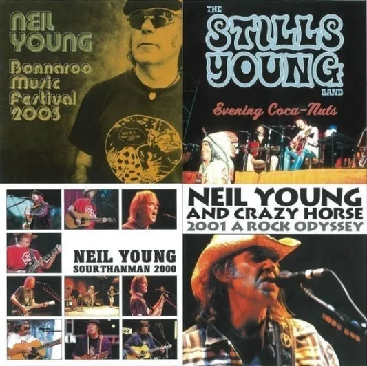 Neil Young, The Stills-Young Band / Live 4-Title Set (7CD)