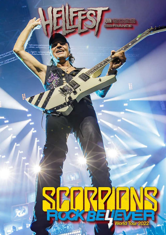 Scorpions / Hellfest 2022 Rock Believer World Tour 2022 Val de Moine PRO SHOT (1DVDR)
