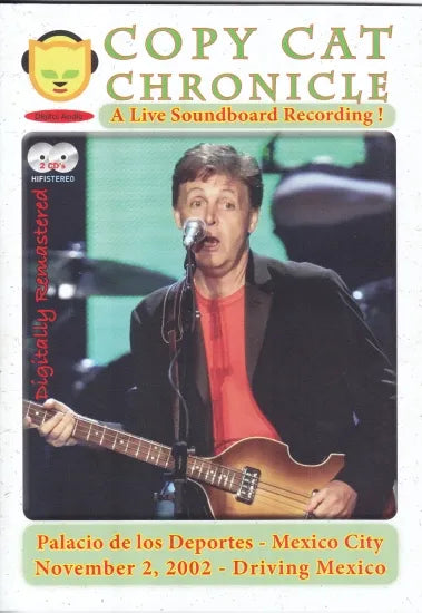 PAUL McCARTNEY / Palacio De Los Deportes Mexico City November 2, 2002 Driving Mexico (2CDBOOKLET)
