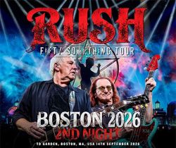 RUSH / BOSTON 2026 2ND NIGHT (3CDR+2DVDR)