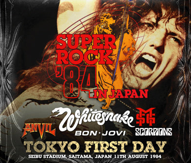 V.A.(WHITESNAKE / THE MICHAEL SCHENKER GROUP / SCORPIONS / BON JOVI / ANVIL) / SUPER ROCK '84 TOKYO FIRST DAY (4CDR)