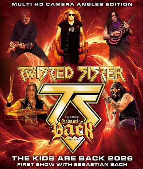 TWISTED SISTER + SEBASTIAN BACH / THE KIDS ARE BACK 2026 MULTI CAMERA ANGLE EDITION (1BDR)